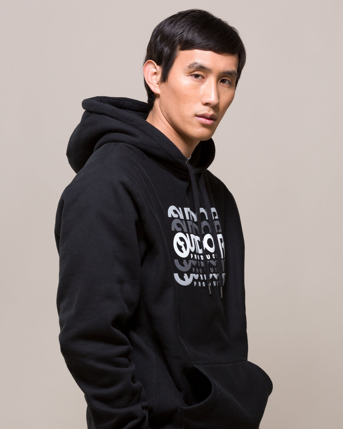 Repeated Logo Hoodie